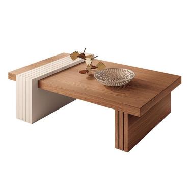 Imagem de Mesa De Centro Luna Nature Off White - Hb Móveis