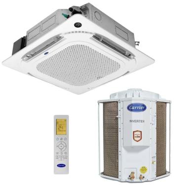 Imagem de Ar Condicionado Split Cassete Carrier 4 Vias 18000 BTUs Frio Inverter 220V Monofásico 38TVCD18515MC
