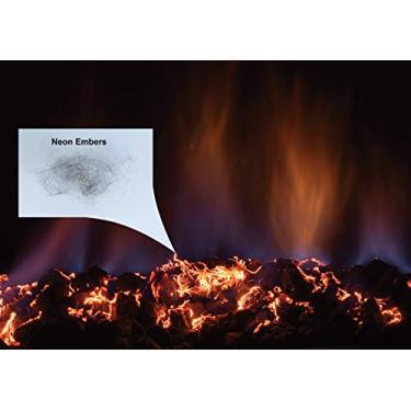 Imagem de Enhance A Fire! Pacote De 1 Grama Brasas Neon, Fios Metálicos Brilhantes Para Lareiras Gás Ventiladas E Conjuntos Toras!
