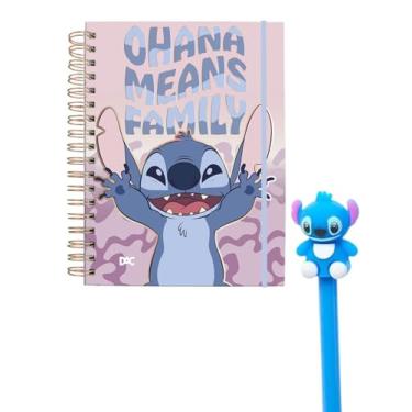 Imagem de Caderno Smart Universitário com Folhas Reposicionáveis e Caneta, Stitch dac
