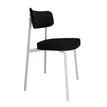 Imagem de Cadeira Alloa Fixa C/4 Pés 50 X 44,7 X 83,8 Cm C/1 Un. Corriente Preto Corriente Preto