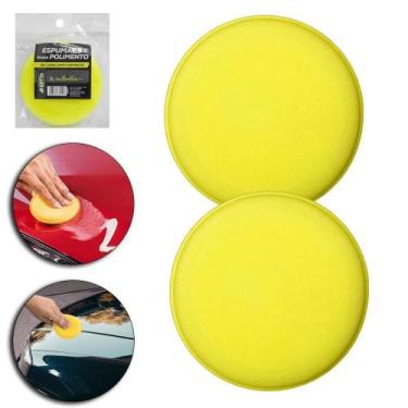 Imagem de Espuma Para Polimento Estetica Automotiva Com 2 Pecas 10Cm - Cascavel