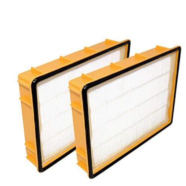Imagem de HQRP Pacote com 2 filtros HEPA H13 compatíveis com Eureka HF-2 HF2 61111 67802A serve para aspiradores verticais Ultra Boss SmartVac 4870 4880 Series