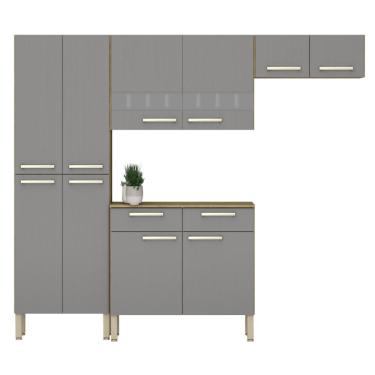 Imagem de Kit De Cozinha Completo Brest Freijó Gris