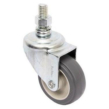 Imagem de Rodizio Fixo 2pol. R210 Anti-risco Rosca Parafuso 30kg Por Roda - RODI