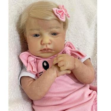 Imagem de Bebe Reborn Menina Julia  ! Fio A Fio Com Enxoval - Ana Dolls