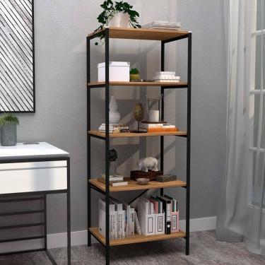 Imagem de Armario Multiuso Industrial Mineta Com 5 Prateleiras Preto