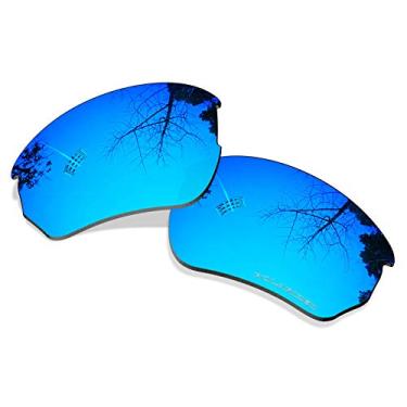 Imagem de Bsymbo Lentes polarizadas de 1,4 mm de espessura azul para óculos de sol Oakley Flak Beta OO9363