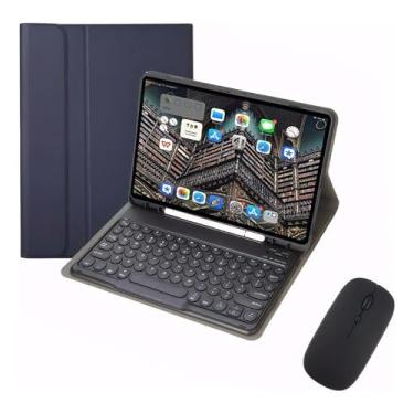 Imagem de Capa Para iPad 10ª Geração /11ª Geração 10.9pol com Teclado Redondo e Mouse