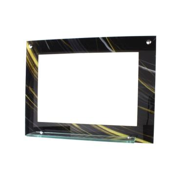 Imagem de Espelho Banheiro Prateleira 60Cm X 45Cm Mármore Preto