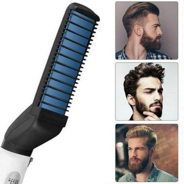 Imagem de Alisador De Barba E Cabelo Barbeiro Chapinha Hair Modelador - Yabox