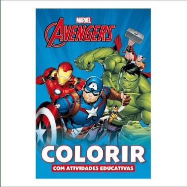Imagem de Livro - Marvel Colorir Atividades Educativas - Avengers - Rideel