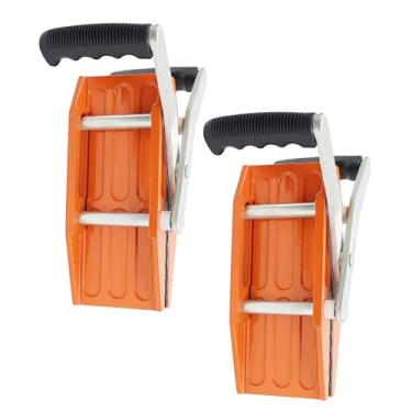 Imagem de Maisutseb Grampos de transporte de pedra de mão dupla, clipe de manuseio com alças antiderrapantes, ferramentas de levantamento, suportes de painel para vidro de laje de mármore