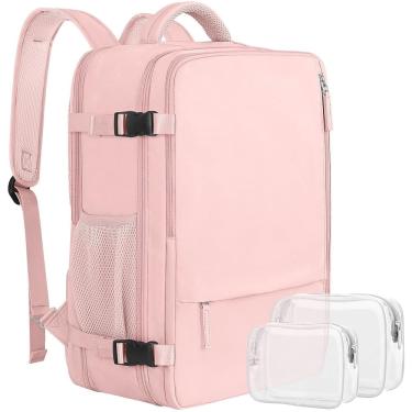 Imagem de Mochila de viagem Sinaliy Large 40L impermeável para mulheres de 17 polegadas