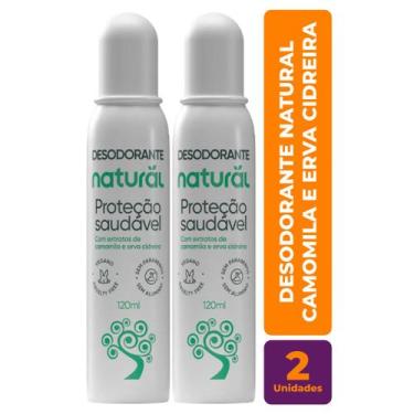 Imagem de Kit c/ 2 Desodorante Vegano Natural Camomila e Erva Cidreira 120ml - O
