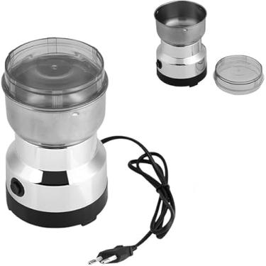 Imagem de Kit Moedor Elétrico Portátil Inox 150W + Coador de Café Inox 103 Reutilizável
