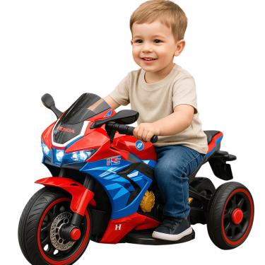 Imagem de Moto Elétrica Bang Toys Honda CBR Edge Titan Vermelha 12V