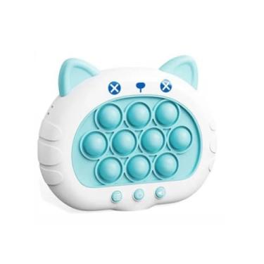 Imagem de Pop It Eletrônico Sensorial Coelhinho - Jogo de Imprensa Rápida com Luzes LED | 4 Modos Incríveis p/ Crianças e Adultos | Alívio do Estresse e Diversão Sem Fim (Azul)