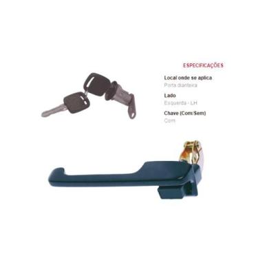 Imagem de Kit maçaneta cilindro porta c/chave f1000 93/98 f4000 direito - UNIVER