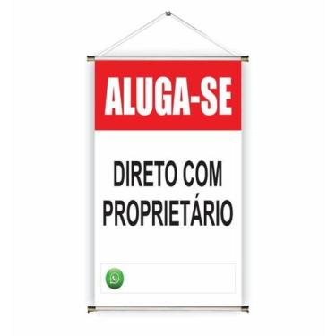 Imagem de Banner pronto Aluga-se BA 448 medida 45x70 cm arte Pronta