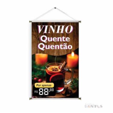 Imagem de Banner pronto Vinho e Quentão BA 620 medida 45x70 cm arte Pronta