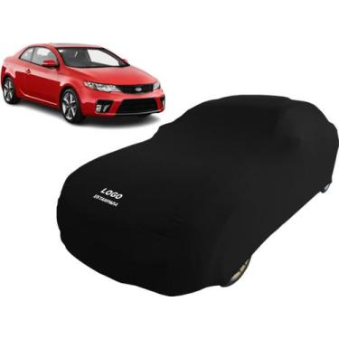 Imagem de Capa Carro Kia Cerato Koup Protege Pintura Tecido Macio - Mz, Preta