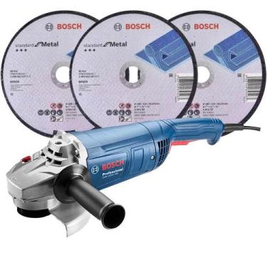 Imagem de Esmerilhadeira Angular 7 POL 2200W com 3 Discos de Corte 7 POL Standar