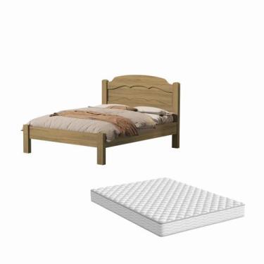 Imagem de Cama Casal Super Reforçada 100% MDF Acompanha Colchão D33 138x188 - An