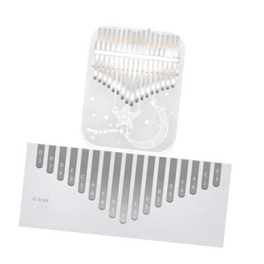 Imagem de Kokiya Piano de dedo, piano de polegar com 17 teclas, instrumento musical marimba de dedo portátil para crianças, adultos, crianças, presente de aniversário, C