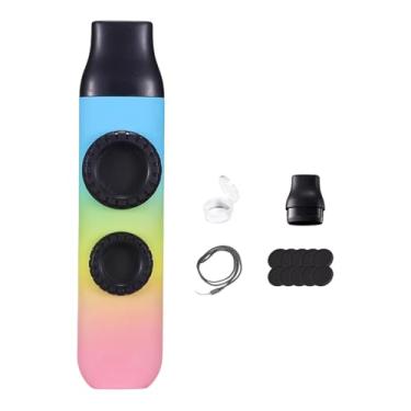 Imagem de oshhni Brinquedo musical Kazoo com furo duplo, fácil de transportar para crianças iniciantes, com cordão, enchimento para sacola de presente para, 3 Cores