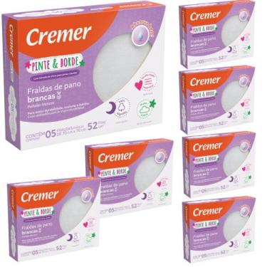 Imagem de 7 Caixas De Fralda Cremer Luxo C/ Faixa Pinte E Borde - Dugu