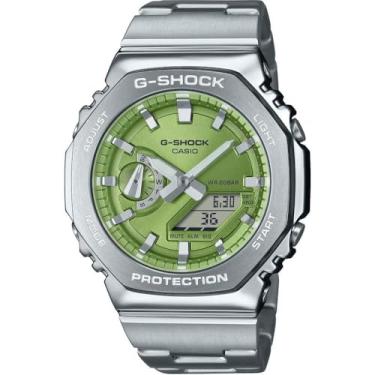 Imagem de Casio Relógios G-Shock Men "Pulseira de aço inoxidável Fecho triplo de um toque - GM-21...