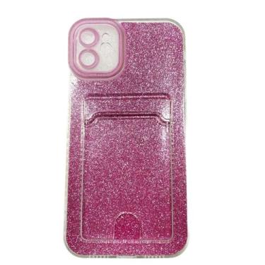 Imagem de Capa Capinha Case Porta Cartão Glitter Compatível iPhone 11 - Tesla St
