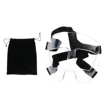 Imagem de Zxpjkyu Protetor Facial Infantil para Basquete, Proteção Facial Ajustável para Exercícios, Futebol E Futebol