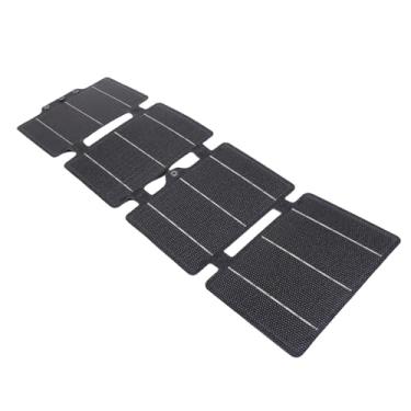 Imagem de Asixxsix Painel solar portátil, 20 W, 5 V, impermeável, dobrável, de silício monocristalino, com USB e tipo C, para telefones, tablets e carregadores portáteis