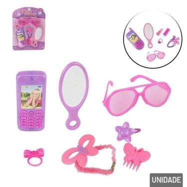 Imagem de KIT Salão de Beleza 6 Peças Infantil  - Tudo em Caixa