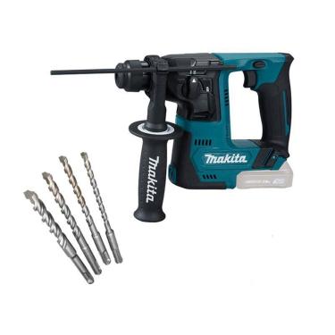 Imagem de Martelete Rotativo Makita Hr140Dz 12V Sem Bat + Brocas Sds