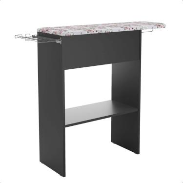 Imagem de Tábua de Passar Roupa com Suporte para Ferro Nicho e Tecido Térmica