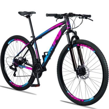 Imagem de Bicicleta Aro 29 Dropp Z3 H Alumínio Câmbio Shimano 24v Freio A Disco Hidráulico Preto+ Azul 19