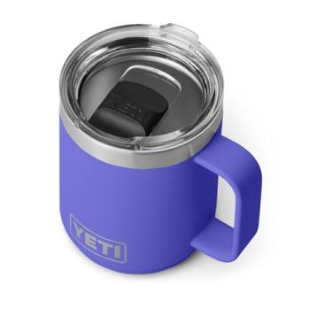 Imagem de YETI Caneca empilhável Rambler de 293 ml, isolada a vácuo, aço inoxidável com tampa MagSlider, violeta ultramarino