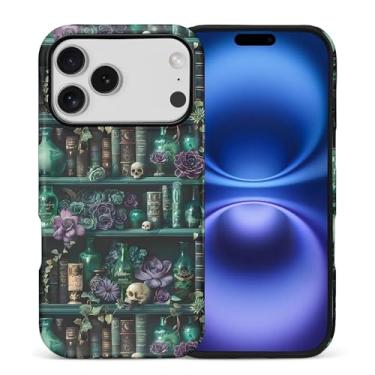 Imagem de DAIZAG Capa para iPhone EEE Pro, linda capa de telefone para meninas e mulheres, capa protetora à prova de choque resistente a arranhões - The Magician's Bookshelf