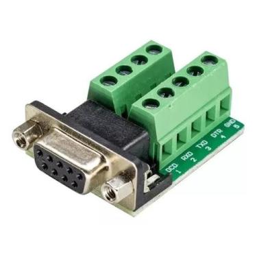 Imagem de Módulo Adaptador Db9 Serial Rs232 Fêmea Para Borne - OEM