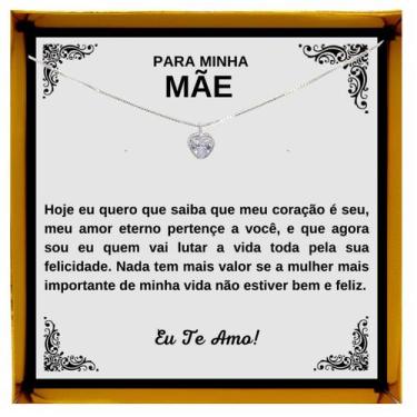 Imagem de Corrente Feminina Presente Dia Das Mães 2 Meninos Coração + Brincos + 