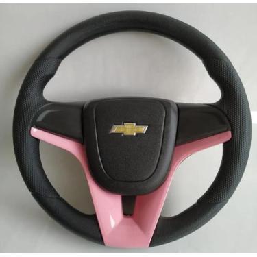 Imagem de Volante Rosa Para Astra Montana Corsa Frente Montana Meriva Zafira Com