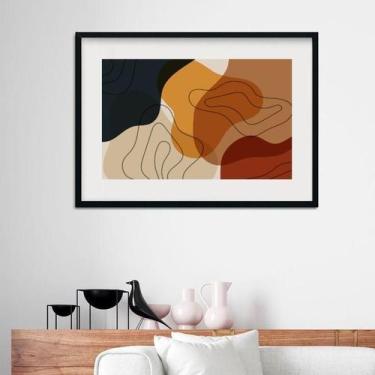 Imagem de Quadro Horizontal Tons Sóbrios - 60X48Cm - Quadros On-Line