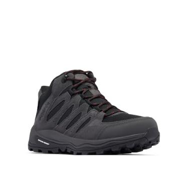 Imagem de Columbia Bota masculina Redmond Iv Mid impermeável para caminhada, Preto/vermelho montanha, 44