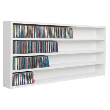 Imagem de Estante Prateleira Para 520 CDs Tl3 MDF 18mm Enviado montado