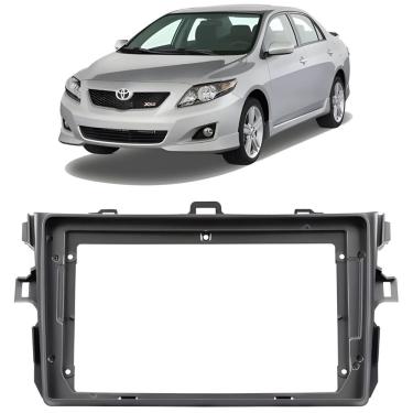 Imagem de Moldura Painel Central 9 Polegadas Corolla 2008 à 2013 Grafite Novum Expex Epx9to009 Som