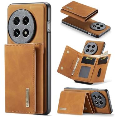 Imagem de DG.MING Capa carteira de couro magnética destacável 2 em 1 para OnePlus 13, com 7 compartimentos para cartão + compartimento para dinheiro, recurso de suporte, TPU à prova de choque e capa de telefone
