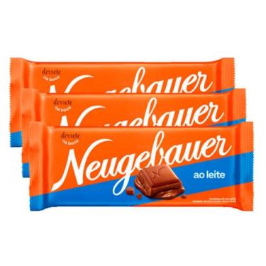 Imagem de Kit 3 Chocolate Neugebauer ao Leite com 80g